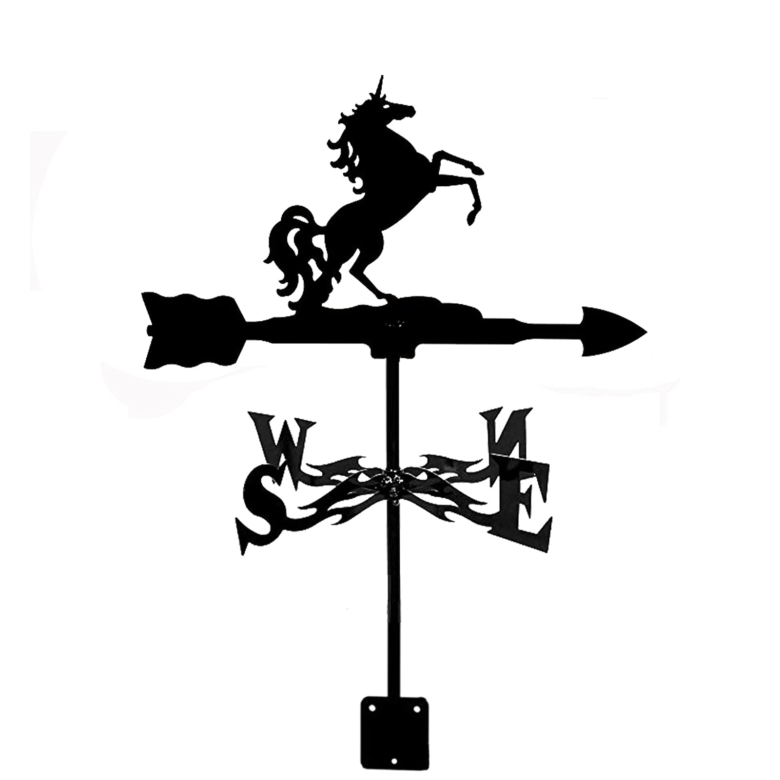 TAXXII Wind Vane For Yards Dachshund Squirrel Motorcycle Weathervane, Outdoor Direction Indicators Roof Garden Courtyard Decor Farm Yard