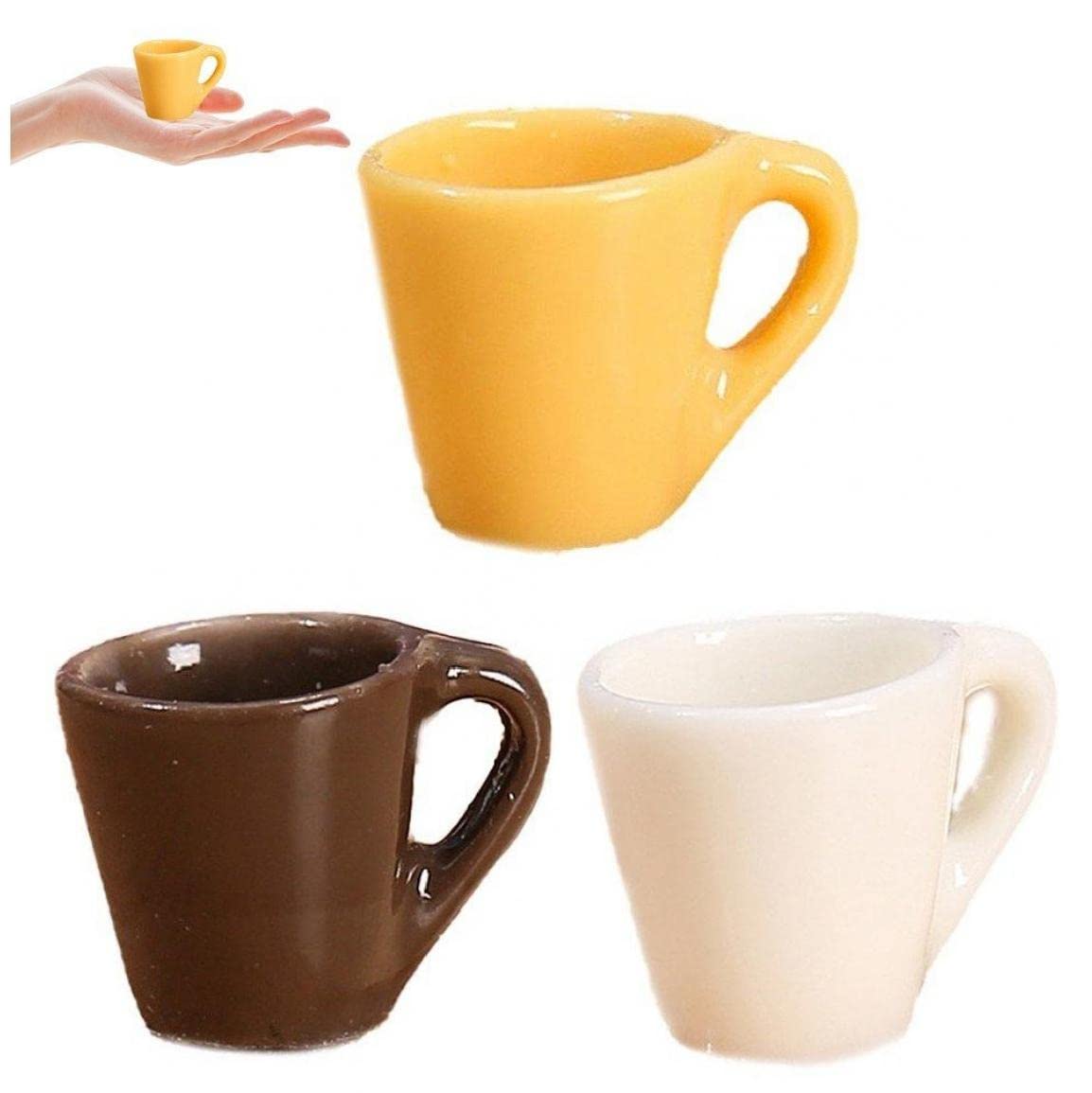 Amazon | ミニ マグカップ ミニチュア コーヒーカップ ドールハウス
