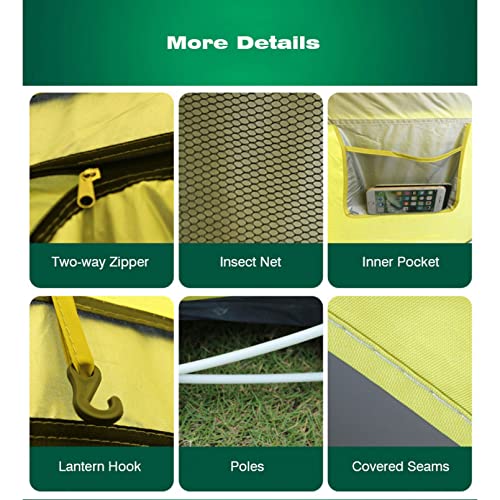 Carpa de camping impermeable para 3-4 personas miniatura 6