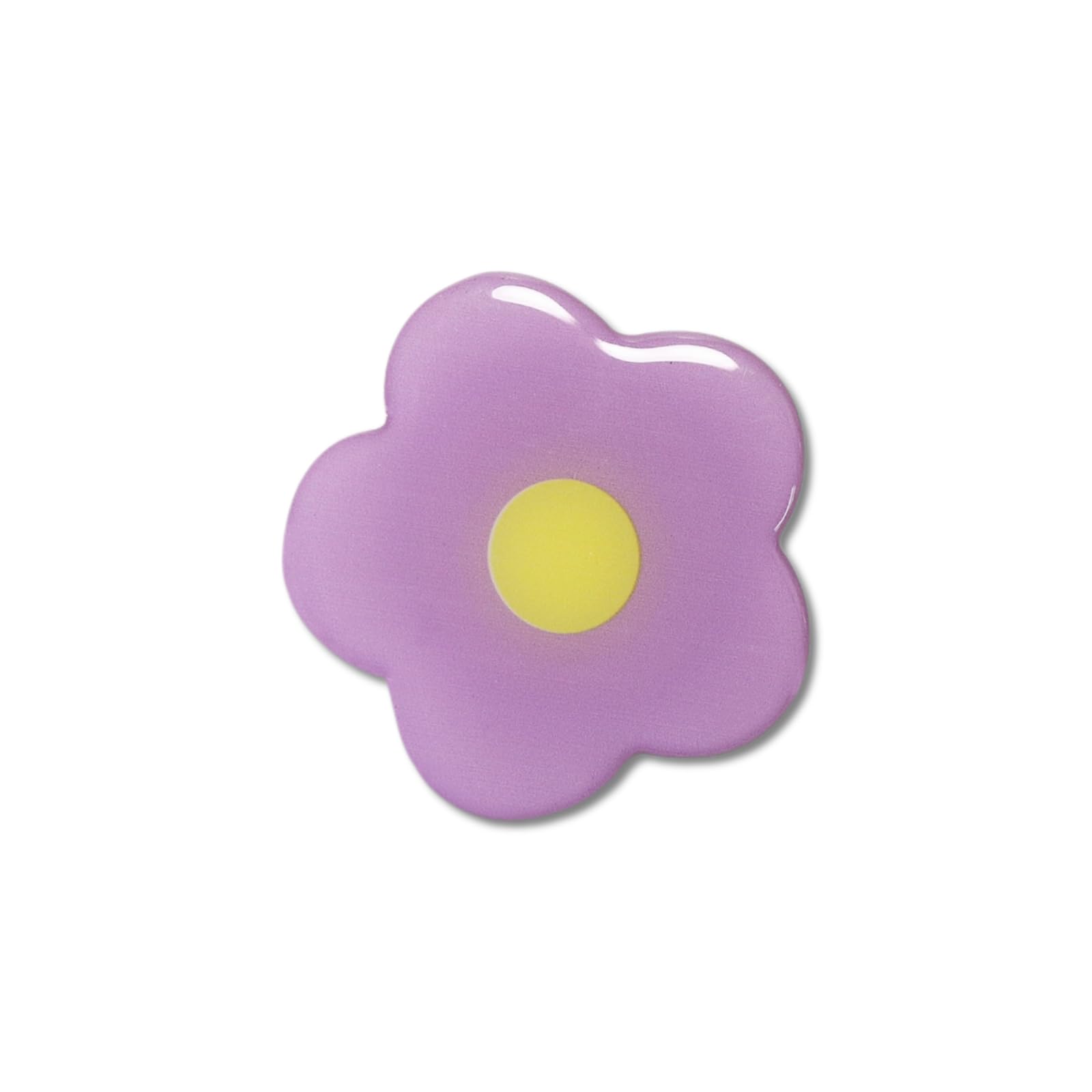 Cute Flower Series Collapsible Design Phone Grip (Adhesive, Purple)