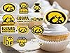 Iowa Hawkeyes Party Supplies for Hawks Football, Birthday Gift, Graduation Party Banner and Cake Toppers (42 Pieces) (Iowa Hawkeyes) #5