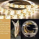Battery Powered Led Strip Lights, Warm White, with Remote, 13.2ft, 240LEDs Dimmable, Timer, Cuttable Suitable for Bathroom, Fish Tank, Marriage, Kitchen, Waterproof. - Image 5