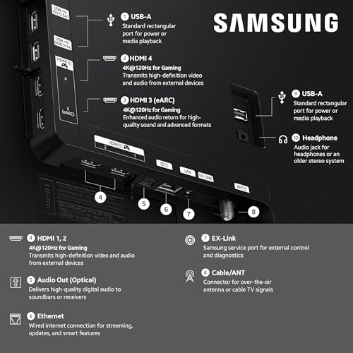 Image of Samsung 48-Inch Class OLED S85H Series Samsung Vision AI Smart TV (2026 Model, 48S85H) OLED HDR, NQ4 AI Gen2 Processor, 4K AI Upscaling, AI Sound Controller, Color Booster Pro, Alexa Built-in