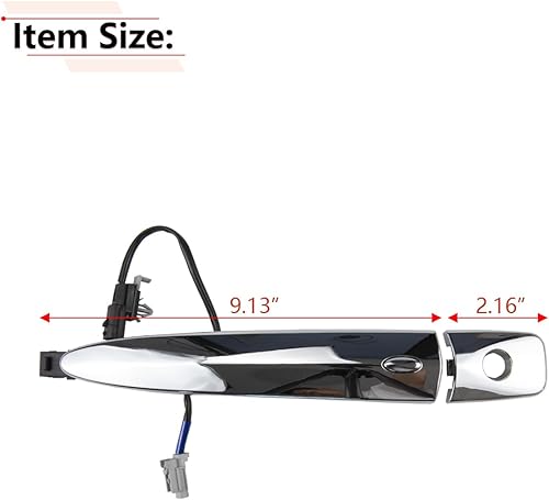 Miniatura 9 de RLB-HILON Manija de puerta exterior compatible con Nissan Sentra 2013-2018  para Nissan Murano Maxima 2009-2014  para Nissan Leaf 2011-2017 Año