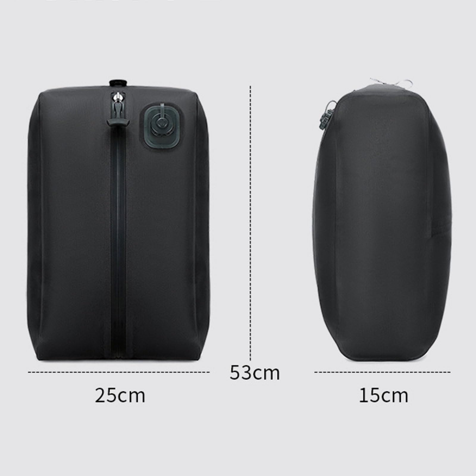 Borsa da viaggio compatta con pulsante con tecnologia di compressione airless organizer salvaspazio per vestiti accessori senza pompe Touch Vacuum Bag
