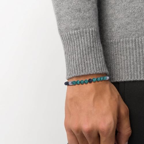 Pulsera de Cuero Genuine con Piedras para Hombre miniatura 2