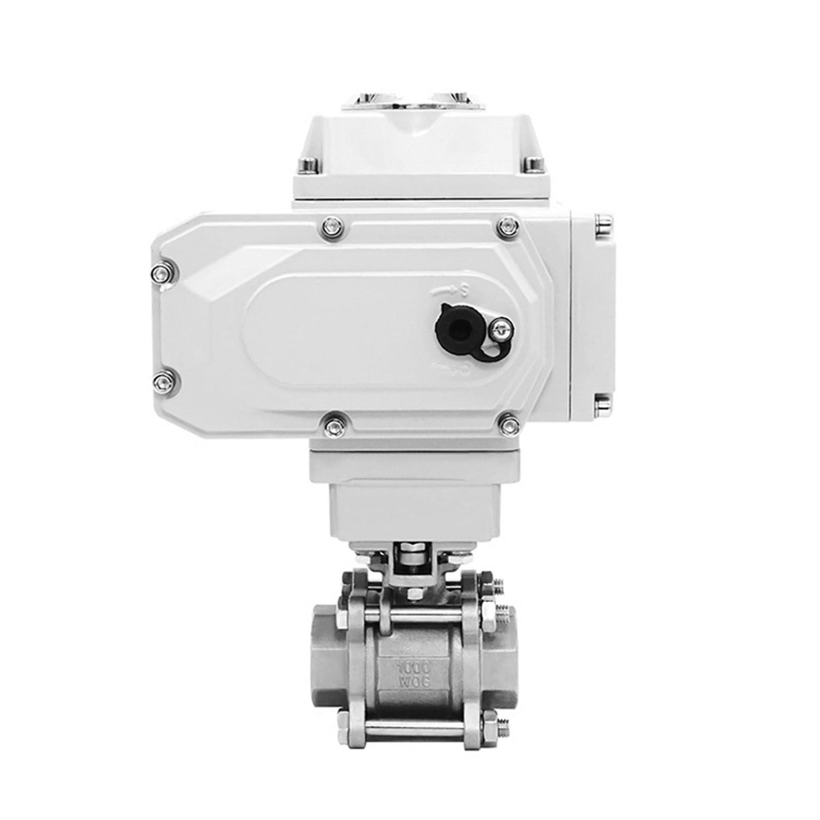 DN40 2 Way Platform Motorized Ball Valve Stainless Steel Q911F-16P Female Thread Electric(12VDC)