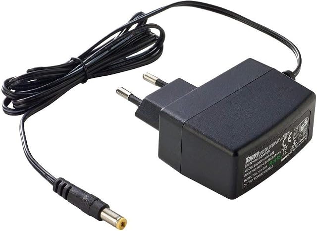 PremiumCord Uniwersalny Zasilacz 230V/12V/1A DC, Zasilacz AC/DC, Zasilacz i Kabel Zasilający do Routerów i Innych Urządzeń 12V, Wtyk Wyjściowy 5,5mm/2,1mm