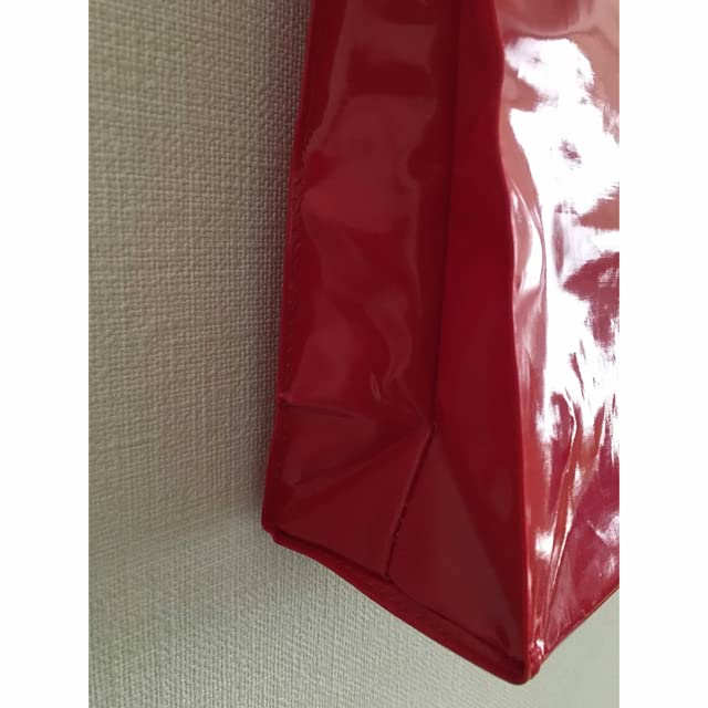 Amazon.co.jp: キタムラ KITAMURA エナメルトートバッグ レッド 赤