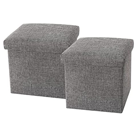 CBLF Faltbarer Sitzhocker, Sitzhocker mit Stauraum Cover