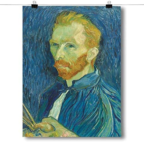Inspired Posters - Vincent Van Gogh Self-Portrait Decorative Wall Art Poster - Modern Home Decor - Motivational Posters - UV Print 8 x 10 Poster