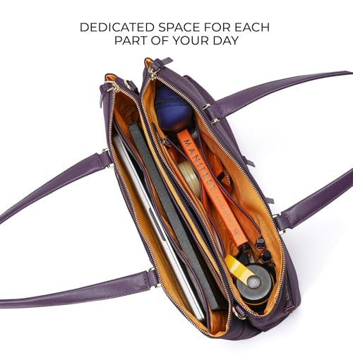 Image of MOKOBARA The Bliss Tote | Women Tote Bag For Office Use With Vegan Leather & Matte Finish, Multiple Compartments & Zipper Closure, Lightweight & Durable Design For Work & Travel