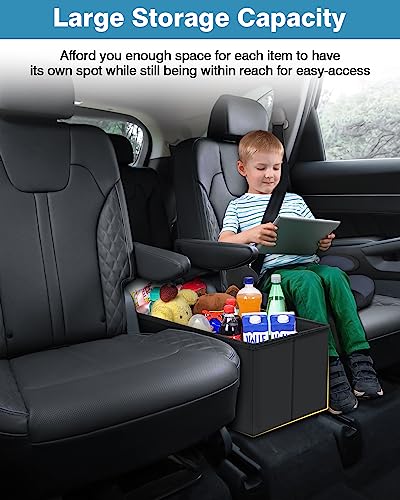 Image of Mixsuper Liner Car Seat Organizer for Kia Sorento 2026 2025 2024-2021, Console Organizer Backseat Box for Kia Sorento, Dog Toy Box Storage Bin Kids Toys Baby Supplies Travel Accessories