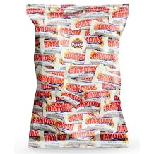 Pay-Day Peanut Caramel Bars - Fun Size Candy Bar - Approx 40 Peanut Caramel Bars 2 LB, Pay Day