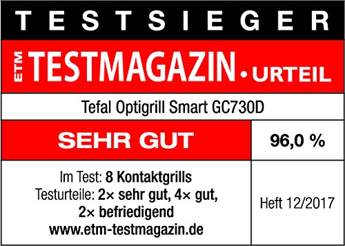 Grill Elettrico Tefal GC702D - 2000W, 6 Programmi, Superficie 40x20cm, Acciaio Inox - Foto 3