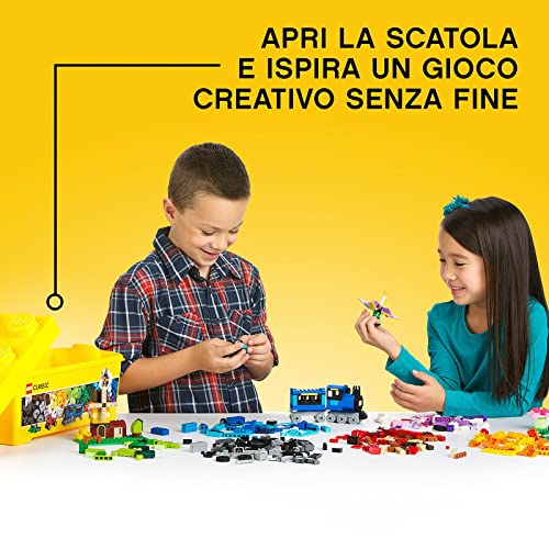 LEGO-10696-Classic-Scatola-Mattoncini-Creativi-Media-Contenitore-con-Idee-Creative-per-Costruire-Animali-Fiori-Macchina-Treno-e-Aereo-Giocattolo