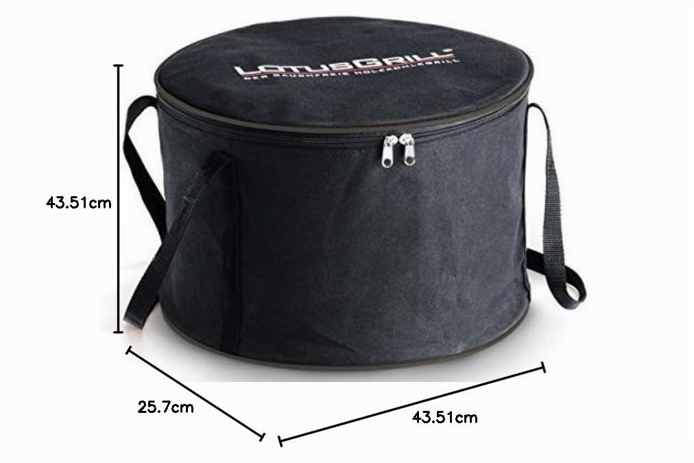 LotusGrill XL KIT DE DÉMARRAGE LOT 1 Gris Anthracite 1 charbon bois hêtre 1kg,1 brûleure à pâte 200ml,1xmarinierpinsel couleur orange mandarine,1 SHAKER sauce,1 sac transport - Le raucharme Barbecue à