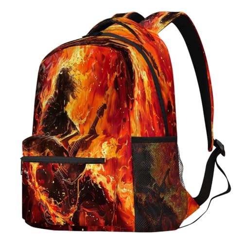 Sac à dos guitare grand format XXL avec motif coloré original