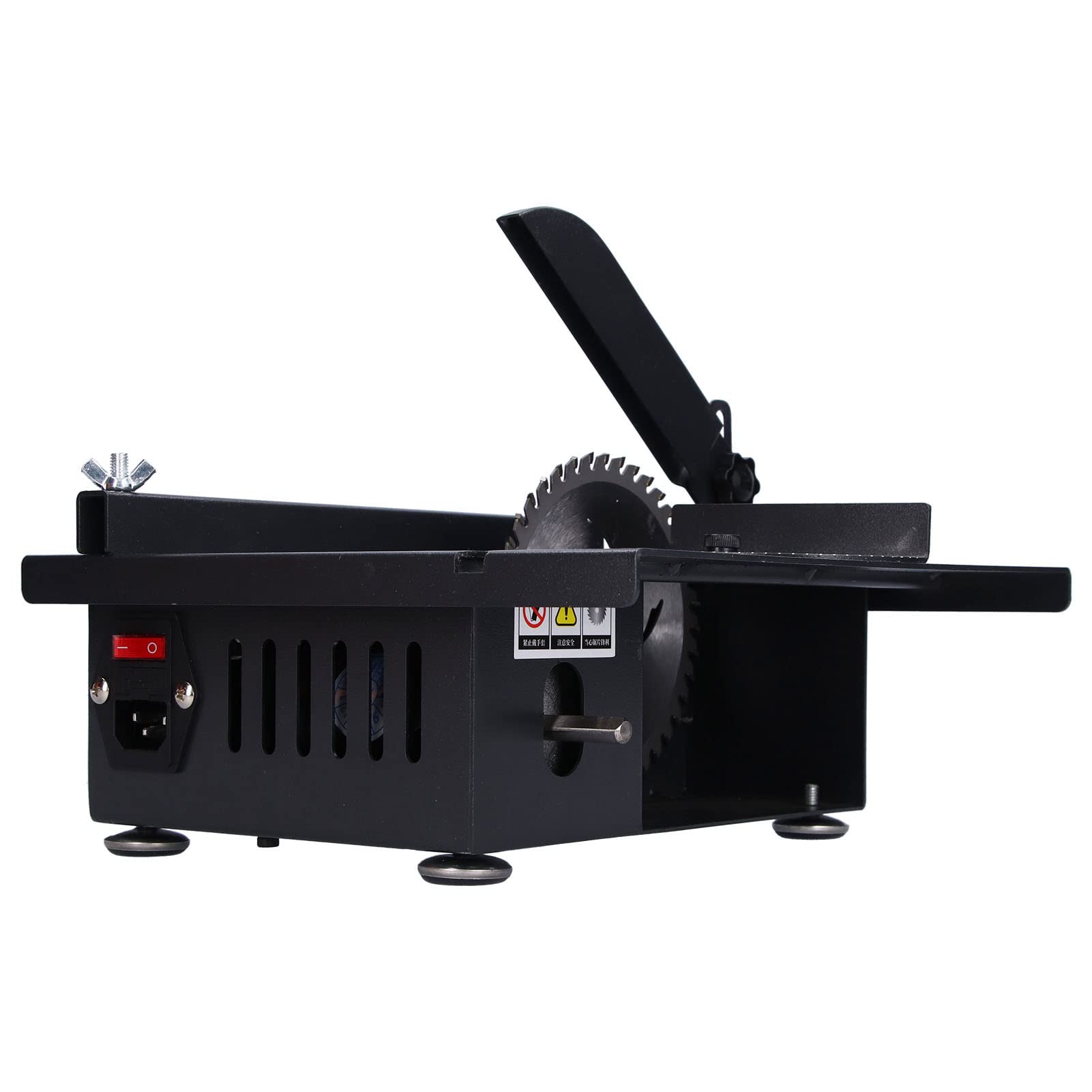 Piła stołowa Mini Piła stołowa Wielofunkcyjna Mini Piła stołowa Do Obróbki Drewna Mini Piła stołowa 1200 W Konstrukcja przesuwna Przesuwne Piły (wtyczka UE