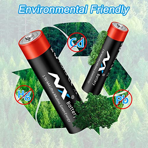 Image of Tsrwuily AAA LR03 Batteries,Ultra Long Lasting Alkaline Battery,with Long Lasting Power, 10-Year Shelf Life MSDS and CE RoHS Tested AAA Battery (12 Count)
