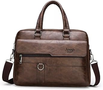 Pasta Maleta Executiva de Luxo Premium Couro Macio para Notebook Tablet