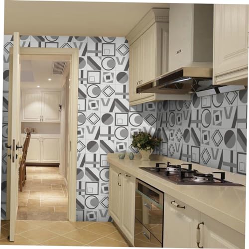 Amosfun Adesivo De Borda De Papel De Parede Floral Adesivo De Azulejos Forro De Prateleira Linha De