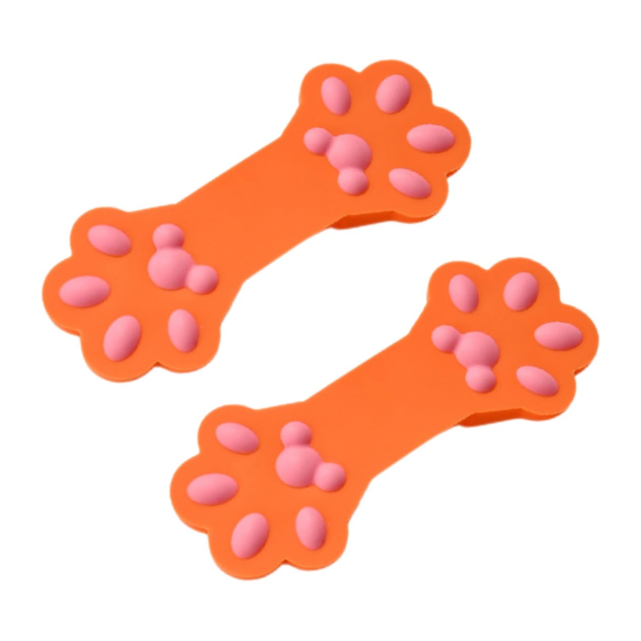 OUNONA 8pièces Clips Silicone Forme De Pattes De Chat De Clips De Scellement pour Snacks Pratiques Et Parfaits pour Sceller Les De Chips Et Aliments