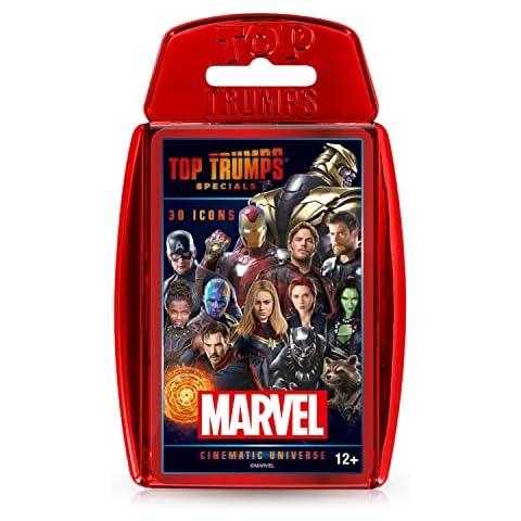 Top Trumps Card Game Marvel - Family Games For Kids and Adults - Learning Games - Kids Card Games for 2 Players and more - Kid War Games - Card Wars - For 6 plus kids Cover