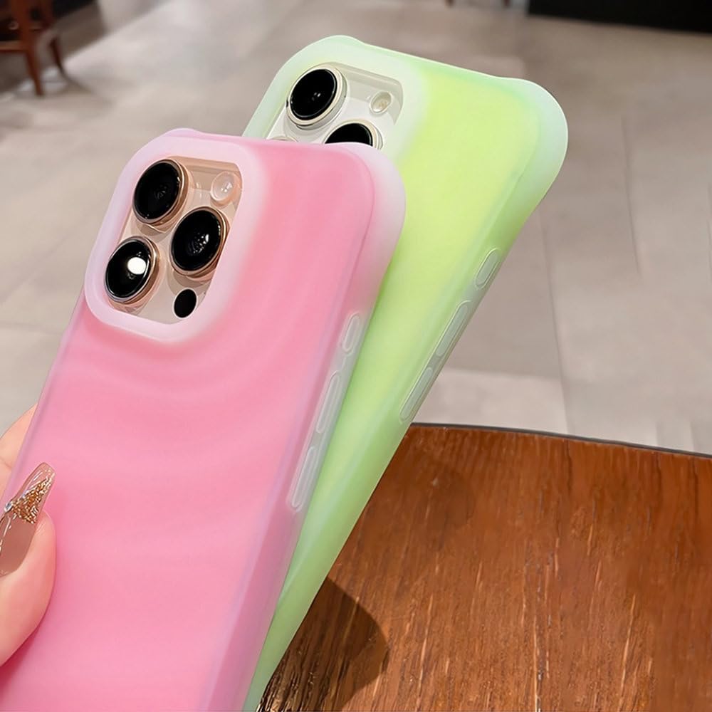 Wstrząsoodporne etui z miękkiego silikonu Ripple Jelly do iPhone'a 14 13 15 16 Pro Max, matowe, pogrubione, z powłoką ochronną zderzaka, szare, do iPhone'a 15 Pro