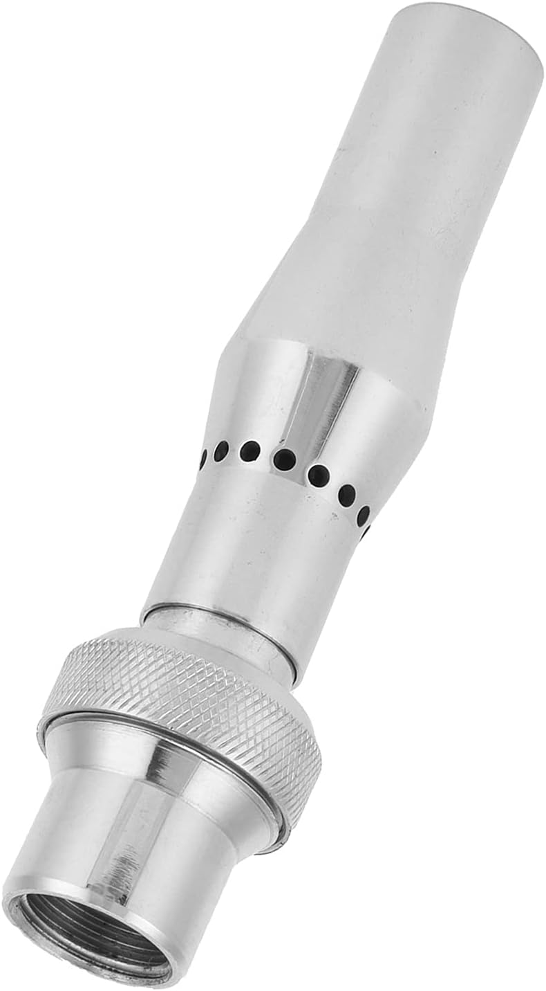 Fountain Nozzle, Stainless Steel Female Thread Bubbling Foam Water Fountain Nozzle Spray Head Garden Pond Sprinkler for Garden (1/6 15.5‑17.5cm Head Circumference)