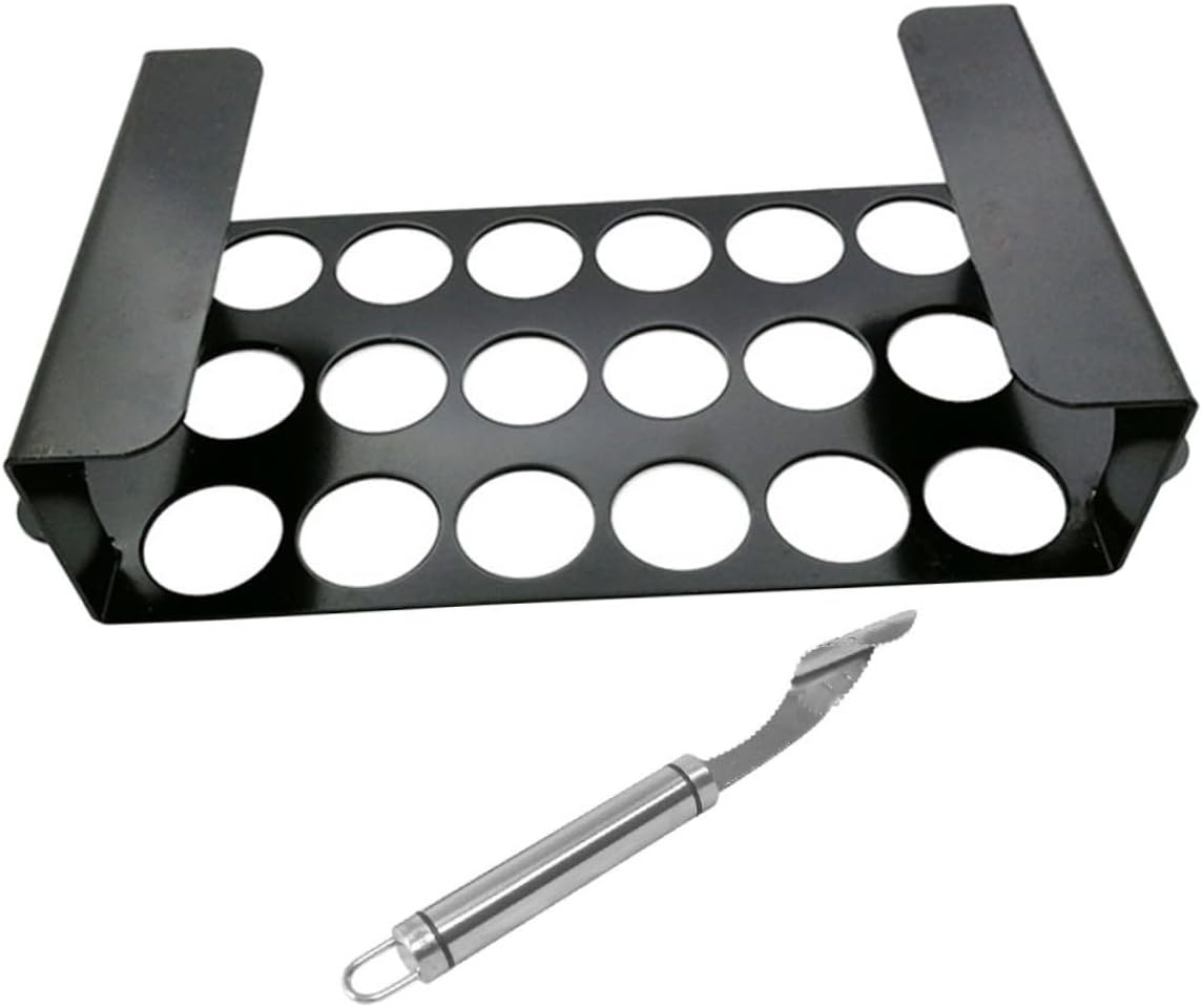 Multi-Functional Pepper Grill Holder BBQ Rack Chili Corer Tool Chicken Wings Roaster for BBQ Kitchen