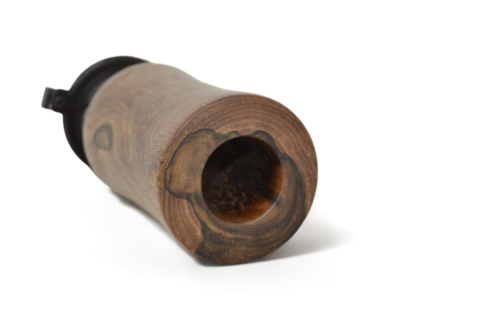 Holz Gewürzmühle - Gewürzmühle - mit Kurbel - Walnuss Geschenk handmade - Pfeffermühle - Salzmühle Unikat Mahlgrad einstellbar Geschenkidee Antik-Optik Nussholz - Küchenaccessoire aus Holz