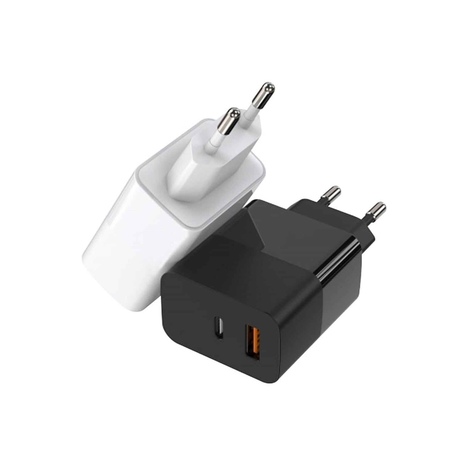 Mobile Phone Charger 33W Dual Port Fast Charging US Standard European Standard Charging Head White EU