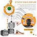 Spring Balancer, 20-33 lbs(9-15kg) Retractable Balancer with 5 Ft Long Wire Rope and Hook,Adjustable Balancer Retractor Hanging Holding Equipment