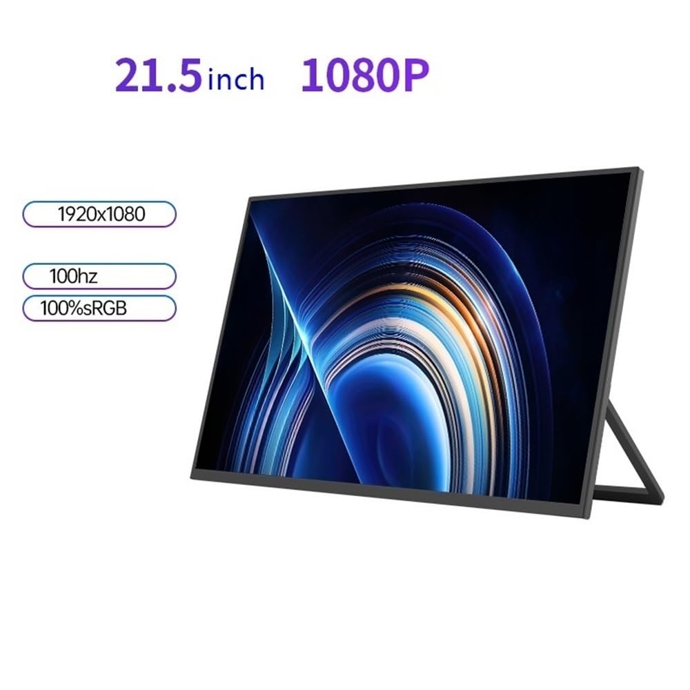 Schermo portatile da 21,5 pollici con ampio schermo HD 1920 * 1080P e sottoschermo esteso Monitor per Smart Working