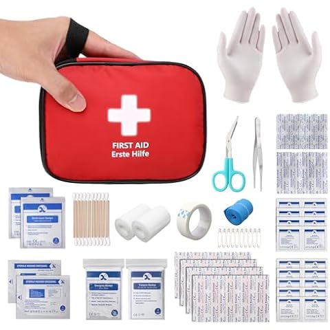 HONYAO 90 Piece Mini First Aid Kit Cover