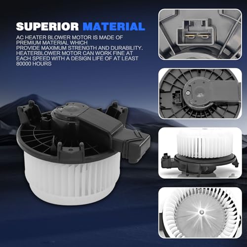 Image of 700230 HVAC Blower Motor Compatible with 2009 2010 2011 2012 2013 Toyota Corolla, 2009-2014 Matrix, 2006-2018 RAV4, 2008-2015 Scion xB, 2011-2016 tC, 2009-2010 Pontiac Vibe Replace# 87103-02200