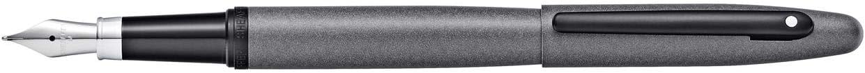 Sheaffer VFM Gunmetal Grey Lacquer w/Matte Black Powder Coated Appointments and Fine Nib Fountain Pen