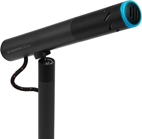 Miniatura 2 de JBL Quantum Stream Talk - Micrófono de condensador único para transmisión, grabación y juegos perfectos, botón de silencio de una pulsación, perilla