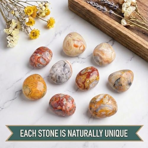 Image of Premium Single Natural Crystal Stone in Gift Box, Spiritual Healing Reiki Stones Gifts