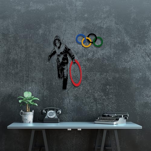 Objet mural décoratif en métal robuste 100% acier de 1,5 mm - 5