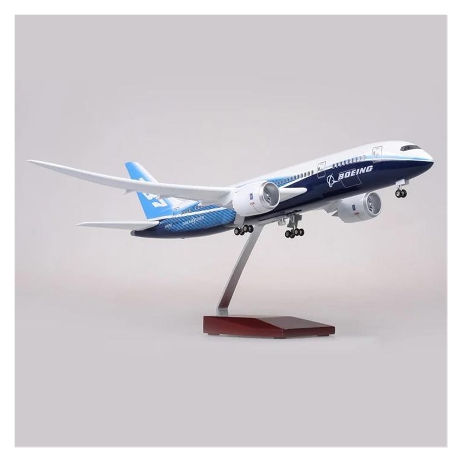 Avión a Escala 1/160 para Boeing 787 Modelo de avión Modelo de avión Modelo de avión de Resina fundida a presión Recuerdos Decorativos Adecuado para exhibición (sin luz)