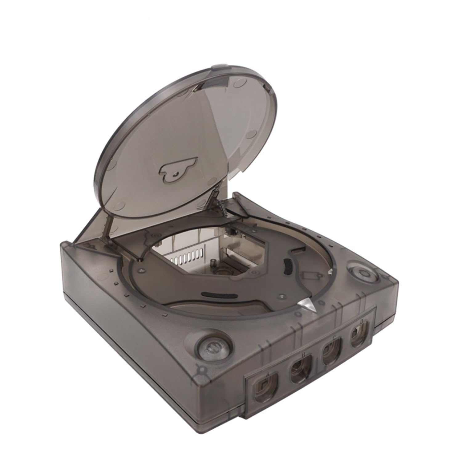 BITFUNX SEGA Dreamcast Guscio di ricambio, custodia protettiva trasparente per console di gioco SEGA Dreamcast
