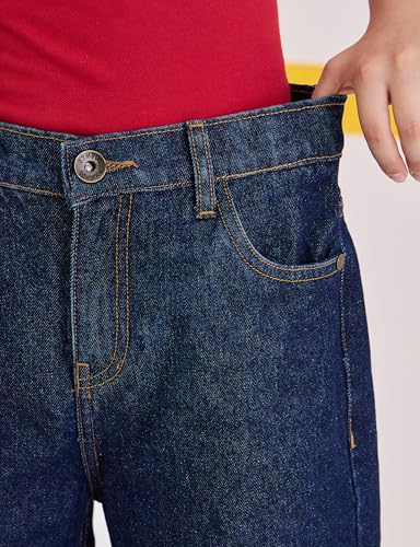 Image of Amazon Brand - Symbol Boys Cotton Baggy Fit Jeans | Casual Denim | Age 6-14 Years