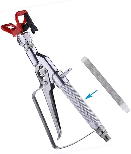 Miniatura 4 de Pistola pulverizadora de pintura sin aire, espray de celda en línea, alta presión 3600 PSI con punta 517 y protector de punta