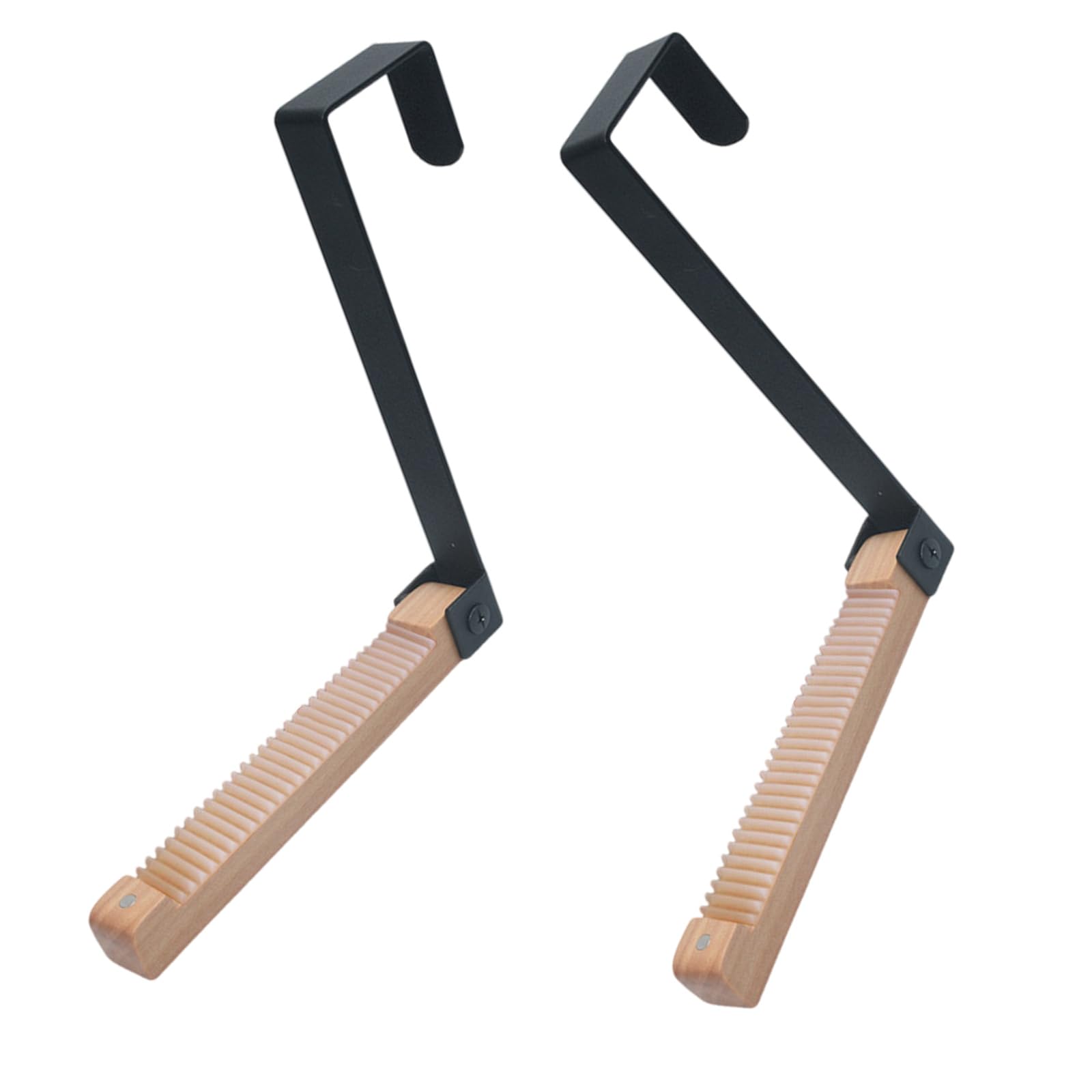 Tsophreniq Foldable Over the Door Hanger Nonslip Hooks Foldable Drying Rack for Bathroom Bedroom Clothes Storage Over the Door Hooks Hanger