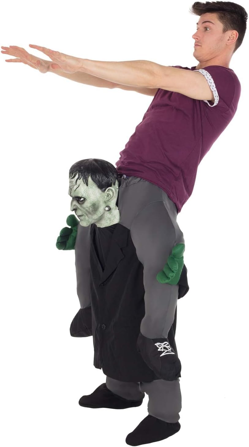 Morph Frankenstein Piggyback Costume - Adult Ride On, Carry Me Costume