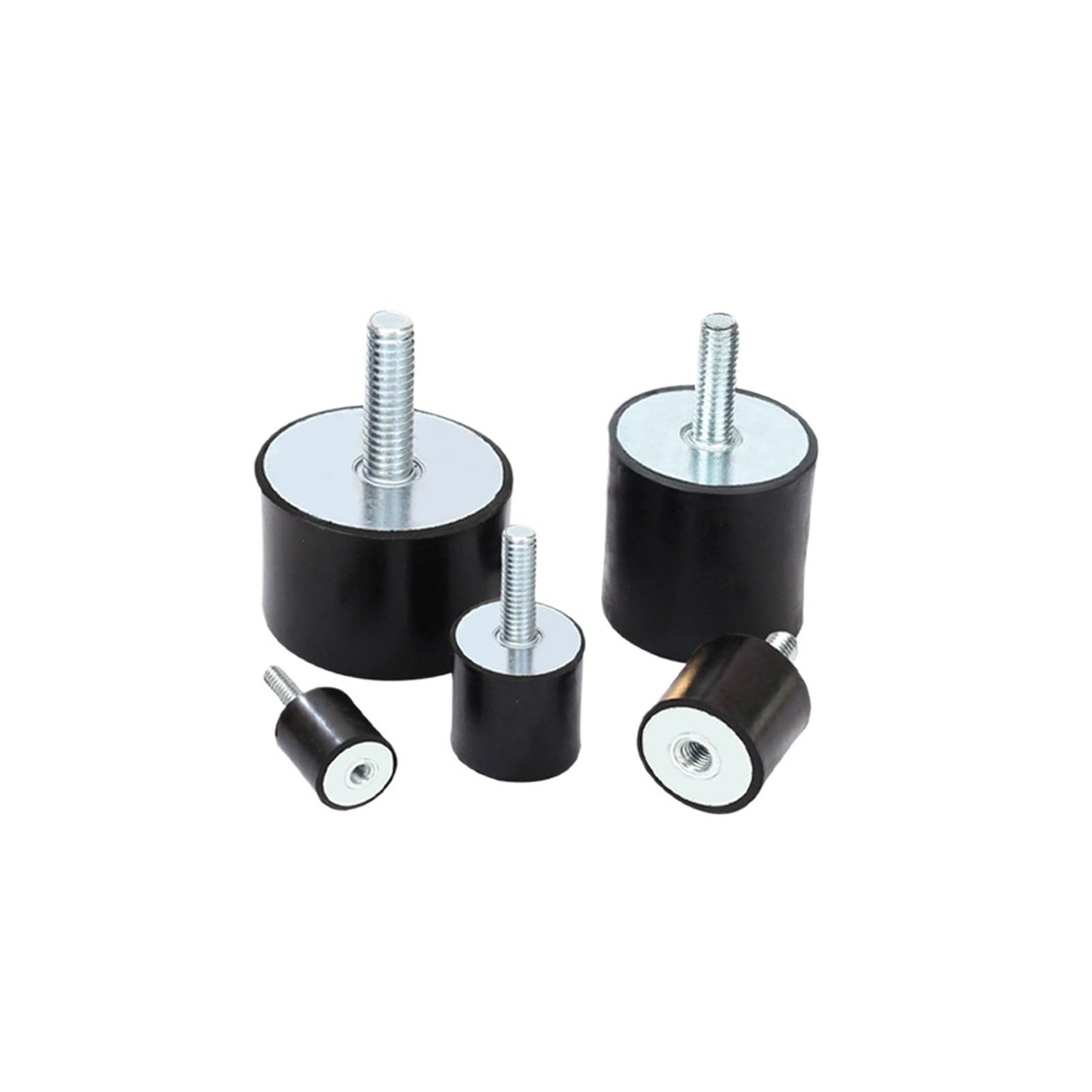 SHGUOMSC Rubber Studs Shock Absorber 1PCS M3 M4 M5 M6 Mounts Vibration Bobbin Isolator Damper(M5x12mm - 15x20mm)