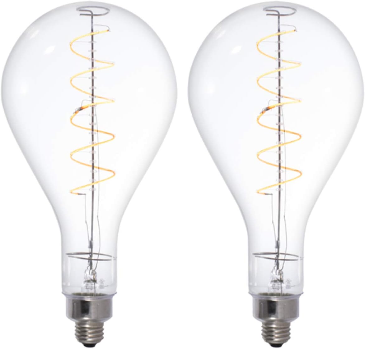 GoodBulb 4 Watt Grand Nostalgic Standard Light Bulbs | 60W Equivalent LED Medium E26 Base 2200K Warm White PS52 | 200 Lumens 15000 Average Lifespan | 2 Pack