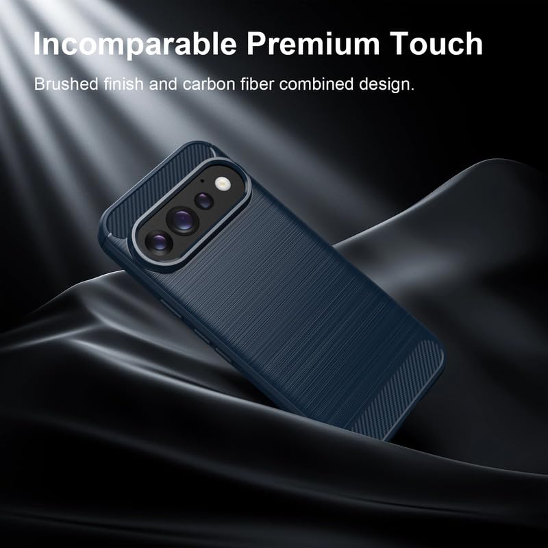 Image of Basic Case for Google Pixel 11 (Carbon Fibre Blue)